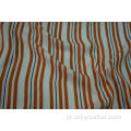 Tecido 100% poliéster Sea Island Fio Stripe Print